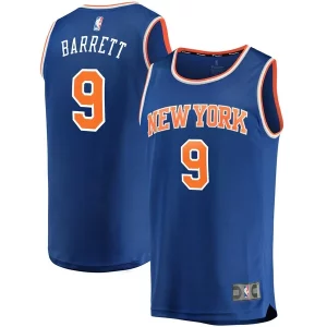 Trendy Ottimo RJ Barrett New York Knicks Replica Fast Break Jersey Blue Icon Edition