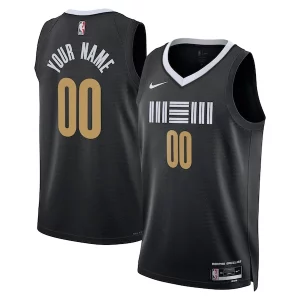 Trendy Pratico Elegante Memphis Grizzlies Nike Unisex 2023/24 Custom Swingman Jersey Black City Edition