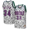 Trendy Prestigioso Magnifico Ray Allen Milwaukee Bucks 2000/01 Swingman Jersey White