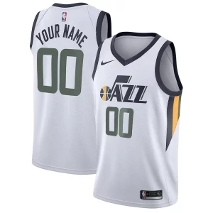 Trendy Utah Jazz Nike Swingman Custom Jersey Association Edition White