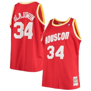 Trendy Versatile Hakeem Olajuwon Houston Rockets 1993/94 Big & Tall Hardwood Classics Swingman Jersey Red