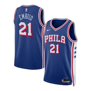 Trendy Versatile Moderno Joel Embiid Philadelphia 76ers Nike Youth Swingman Jersey Icon Edition Royal
