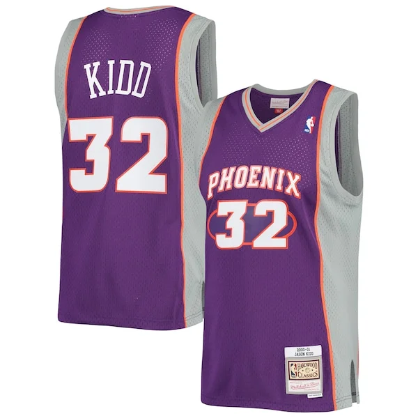 Versatile Accattivante Jason Kidd Phoenix Suns Big & Tall Hardwood Classics 2000/01 Swingman Jersey Purple