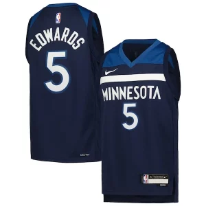 Versatile Anthony Edwards Minnesota Timberwolves Nike Youth Swingman Jersey Icon Edition Navy