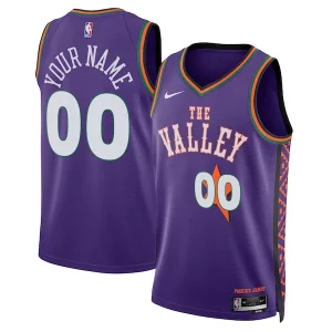Versatile Comodo Phoenix Suns Nike Unisex 2024/25 Custom Swingman Jersey City Edition Purple