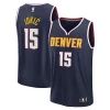 Versatile Cool Nikola Jokic Denver Nuggets Youth Fast Break Replica Player Jersey Icon Edition Navy