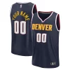 Versatile Denver Nuggets Fast Break Custom Jersey Icon Edition Navy/Blue