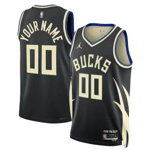 Versatile Fantastico Elegante Milwaukee Bucks Jordan Brand Unisex 2022/23 Swingman Custom Jersey Statement Edition Black