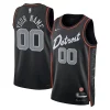 Versatile Gorgeous Elegante Detroit Pistons Nike Unisex 2023/24 Custom Swingman Jersey Black City Edition