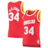 Versatile Hakeem Olajuwon Houston Rockets Women's 1993/94 Hardwood Classics Swingman Jersey Red/Navy