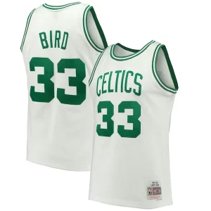 Versatile Lussuoso Larry Bird Boston Celtics Hardwood Classics 1985/86 Swingman Jersey White/Kelly Green