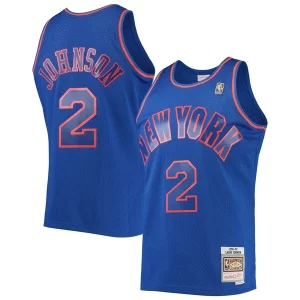 Versatile Moderno Larry Johnson New York Knicks 1996/97 Hardwood Classics Swingman Jersey Blue