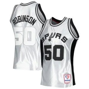 Versatile Raffinato David Robinson San Antonio Spurs 1998/99 Hardwood Classics 75th Anniversary Swingman Jersey Platinum