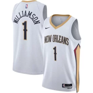 Versatile Resistente Fantastico Zion Williamson New Orleans Pelicans Nike Unisex Swingman Jersey Association Edition White/Navy