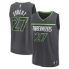 Versatile Rudy Gobert Minnesota Timberwolves Fast Break Replica Player Jersey Statement Edition Black