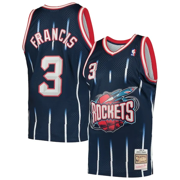 Versatile Stupendo Steve Francis Houston Rockets Hardwood Classics Swingman Jersey Navy